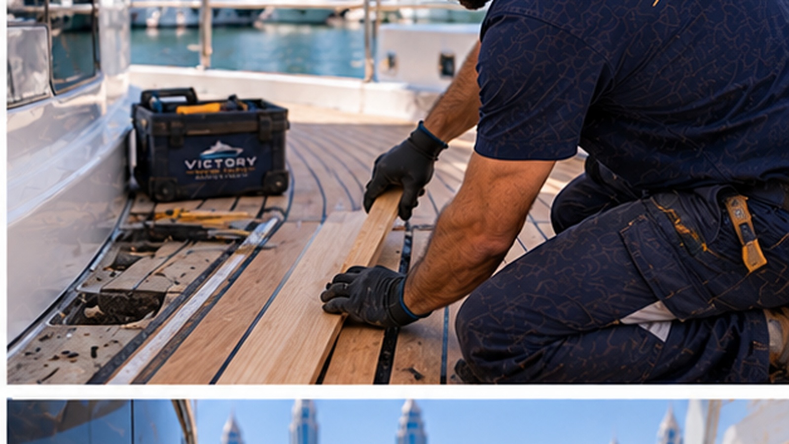 Deck Repair — Victory Marine work 2