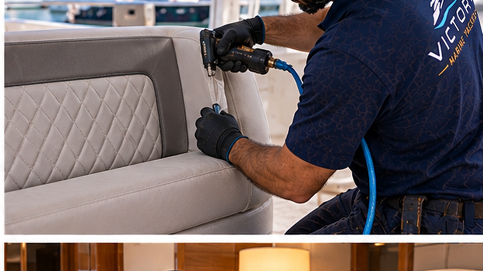 Yacht interior and upholstery work