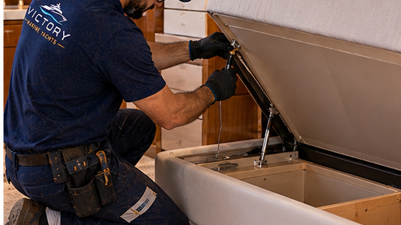 Interior And Upholstery — Victory Marine work 4