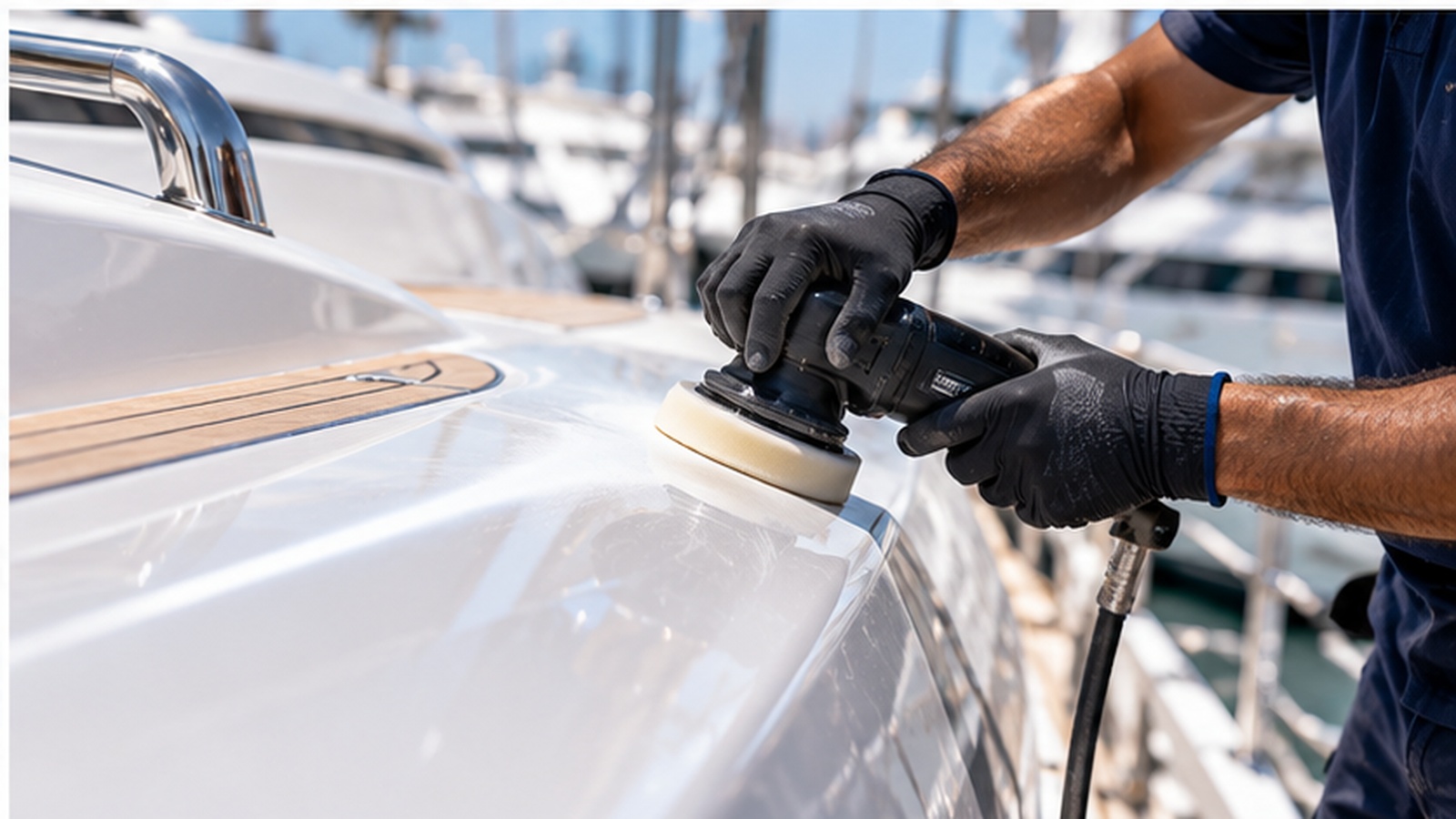 Painting And Polishing — Victory Marine work 4